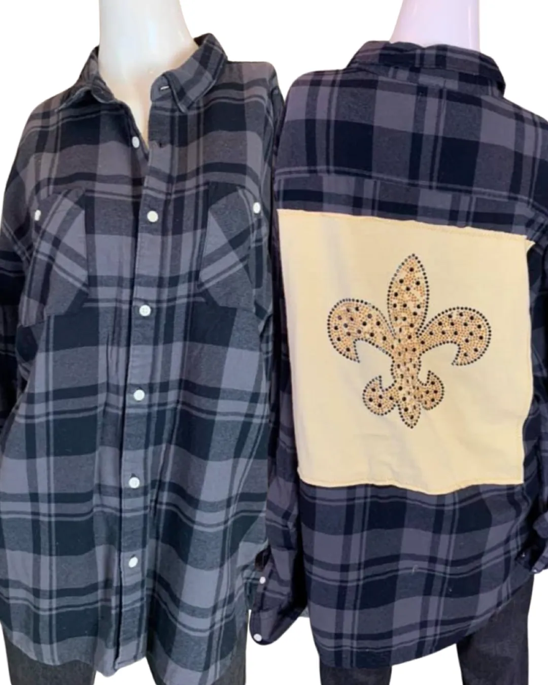 0061 Flannel Football Shirts-B