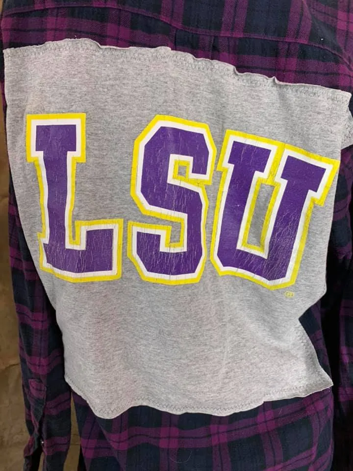 0061 Flannel Football Shirts-C