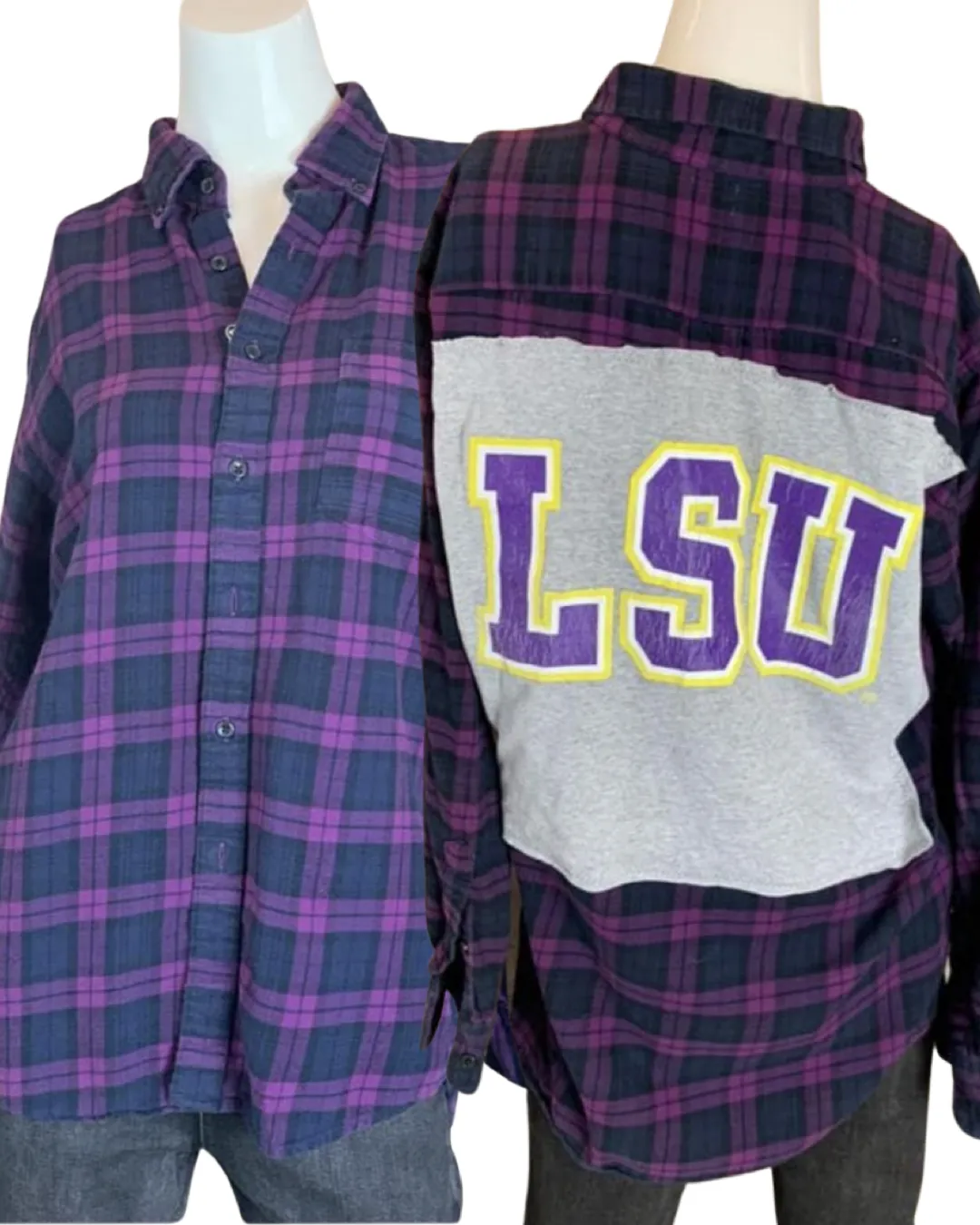 0061 Flannel Football Shirts-C