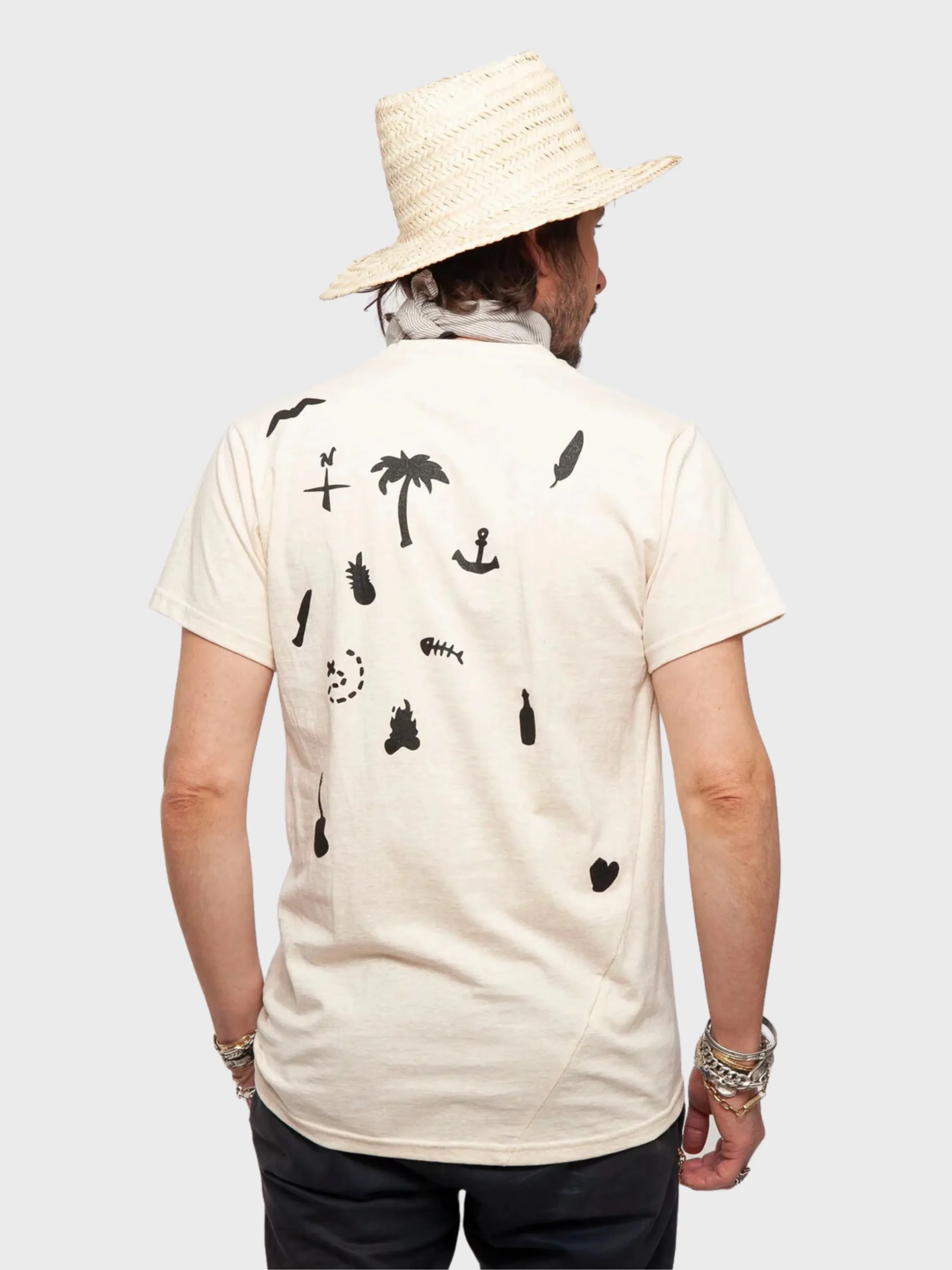 18Waits Graphic T - Castaways - Heather Almond SS24