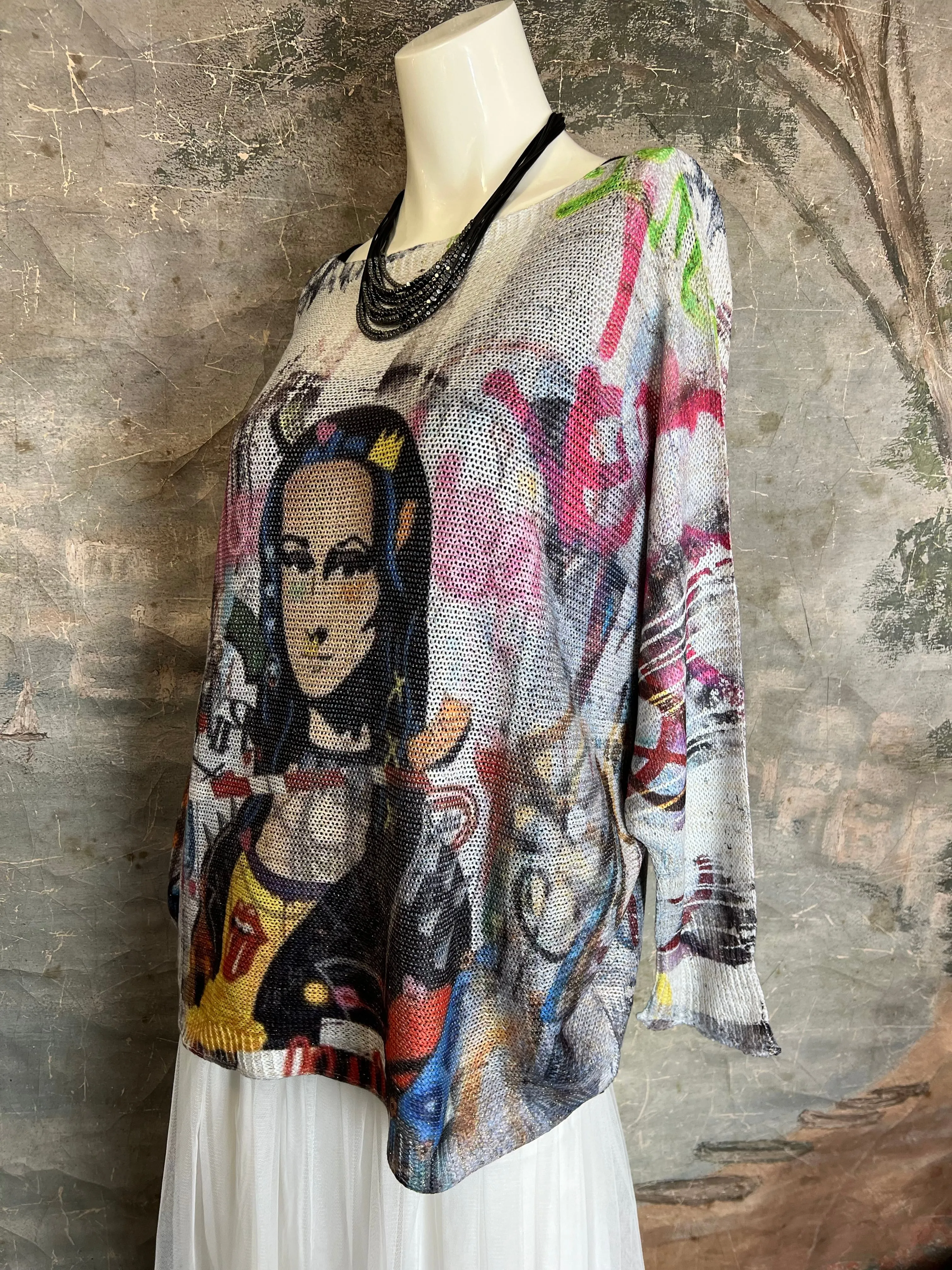 22024 Mona Lisa Remix Sweater