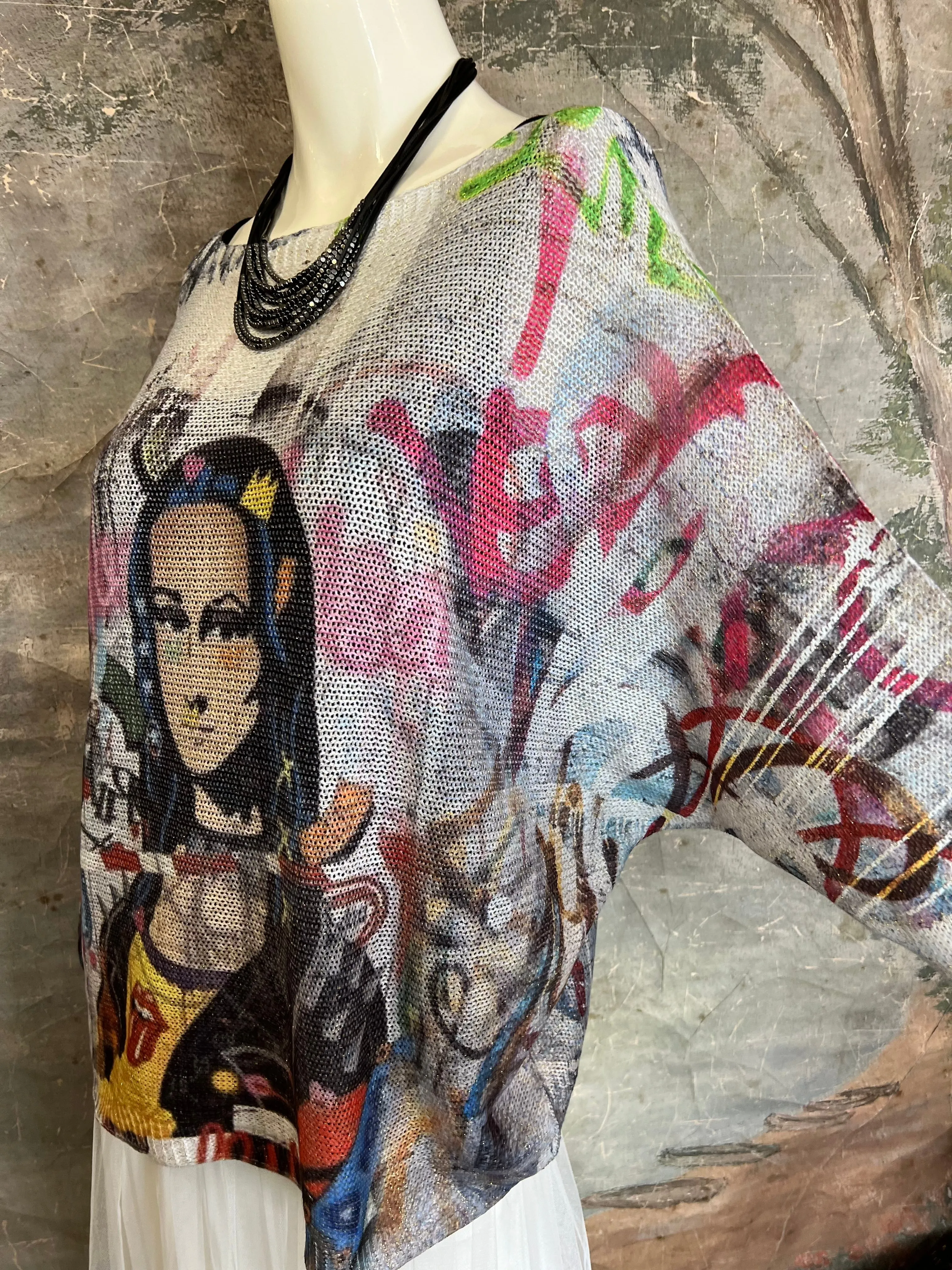 22024 Mona Lisa Remix Sweater