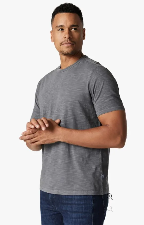 34 Heritage T-Shirt Slub Crew Neck Winter Grey