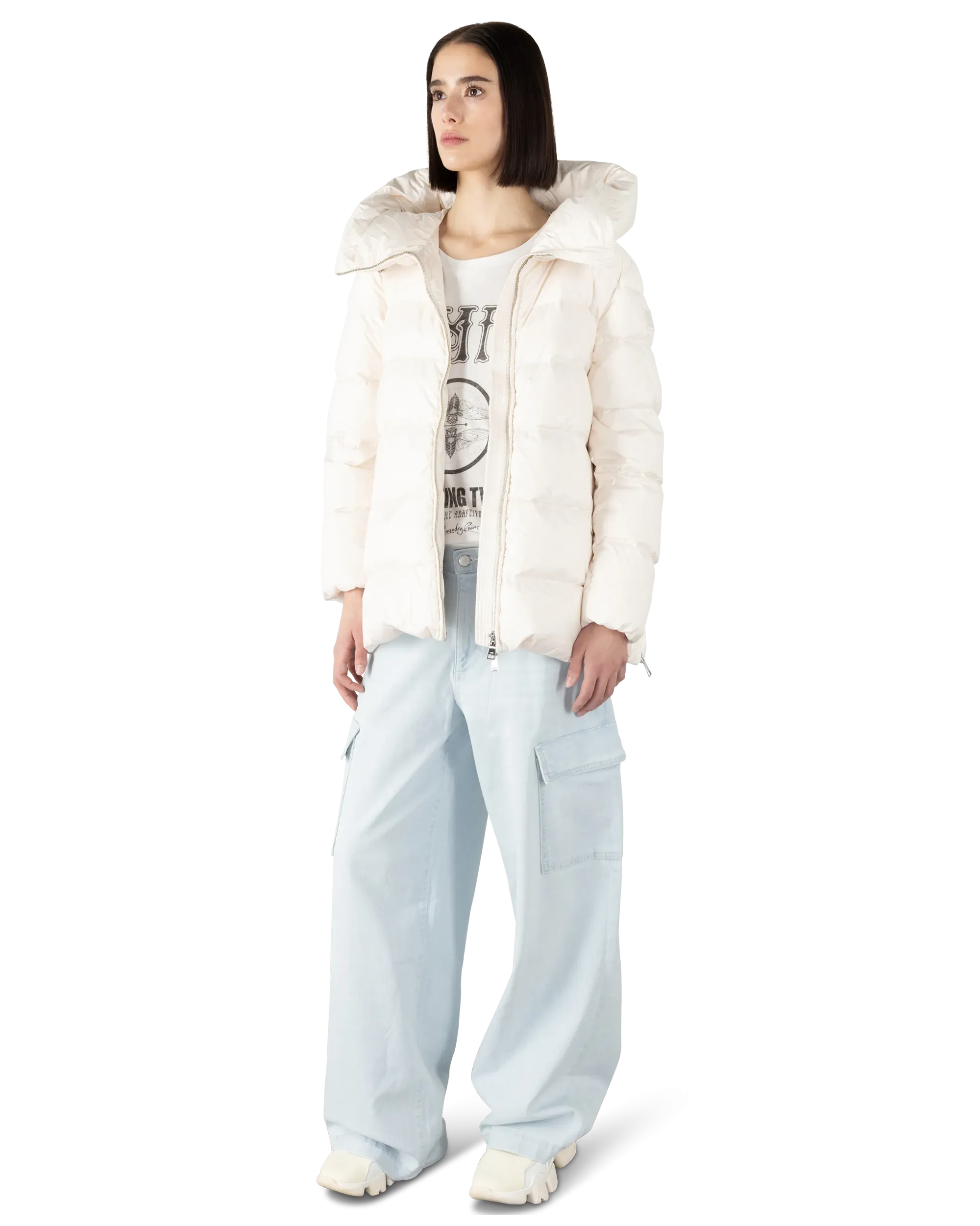A-Shape In Cocoon Down Puffer Jacket