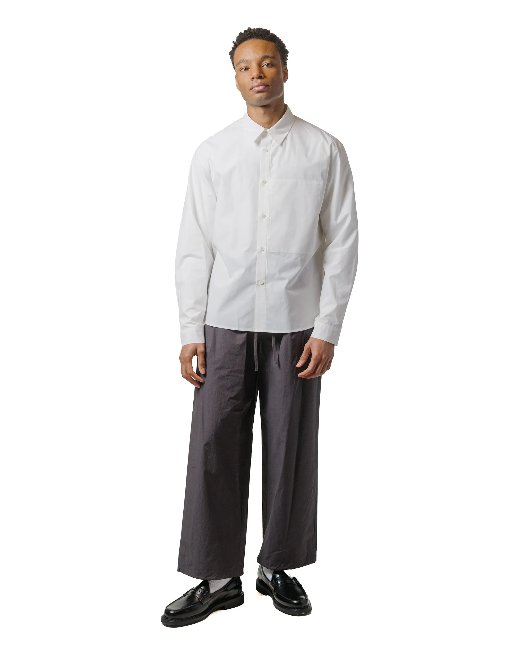 Amomento Basic Pocket Shirts Ivory