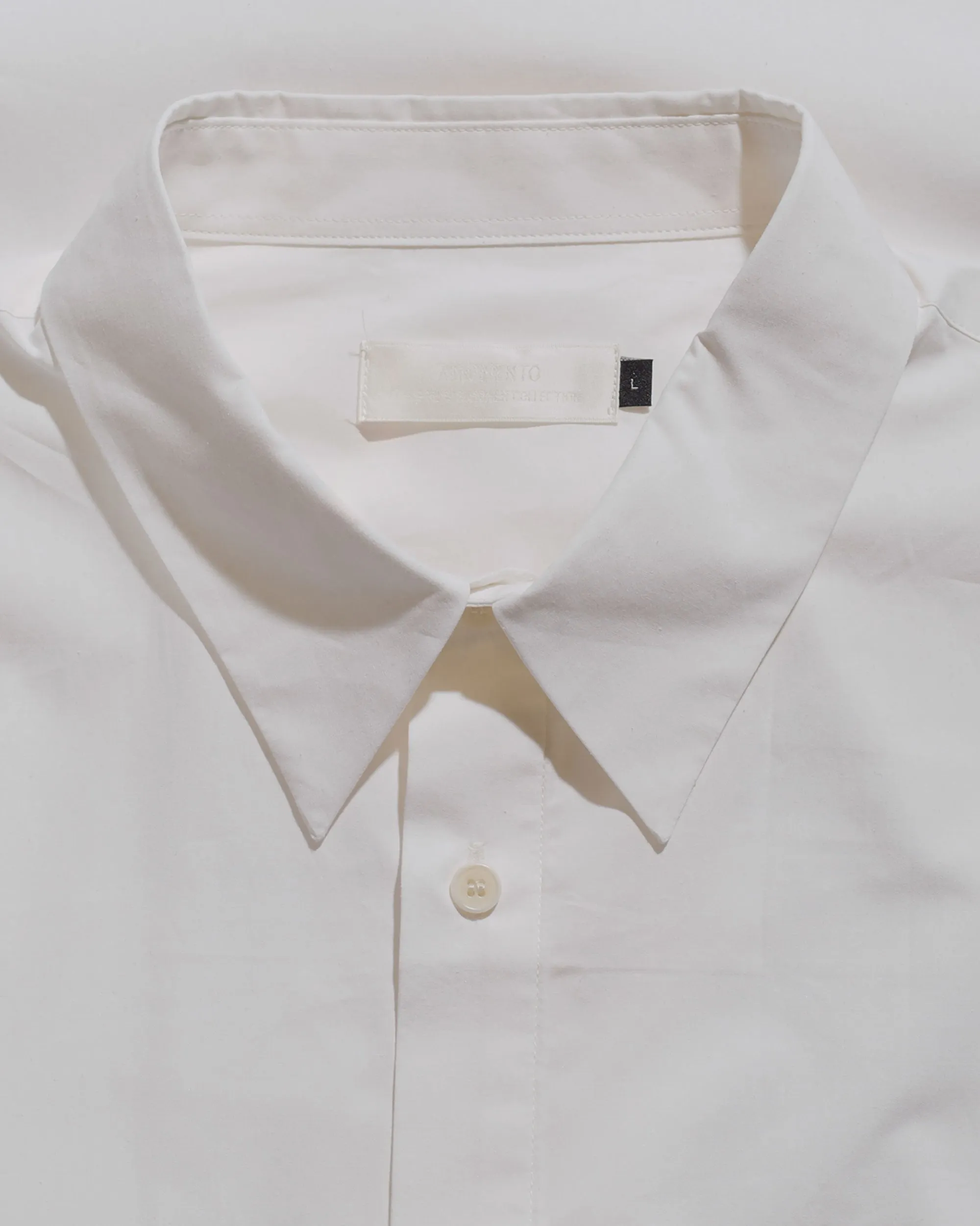 Amomento Basic Pocket Shirts Ivory