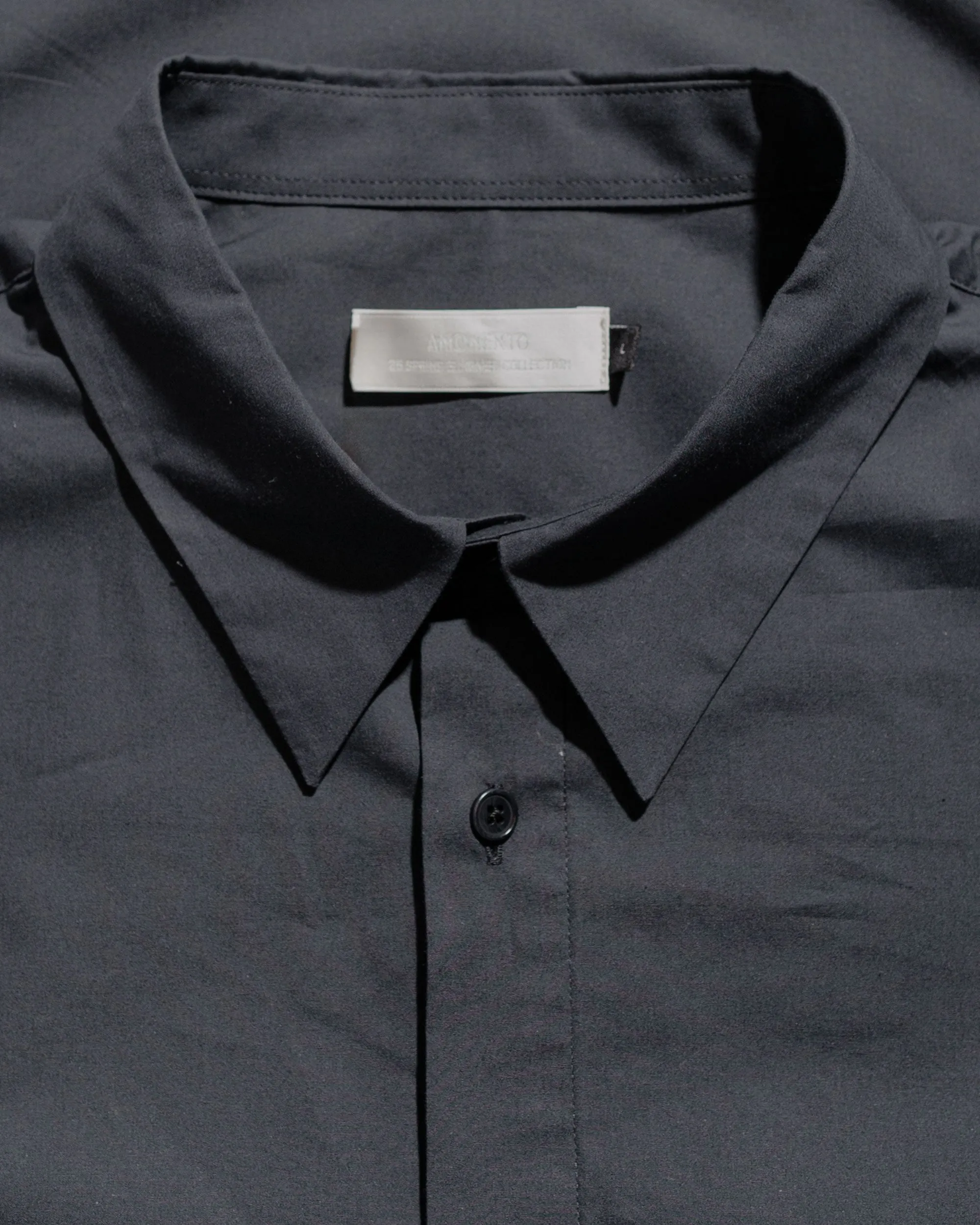 Amomento Basic Pocket Shirts Navy