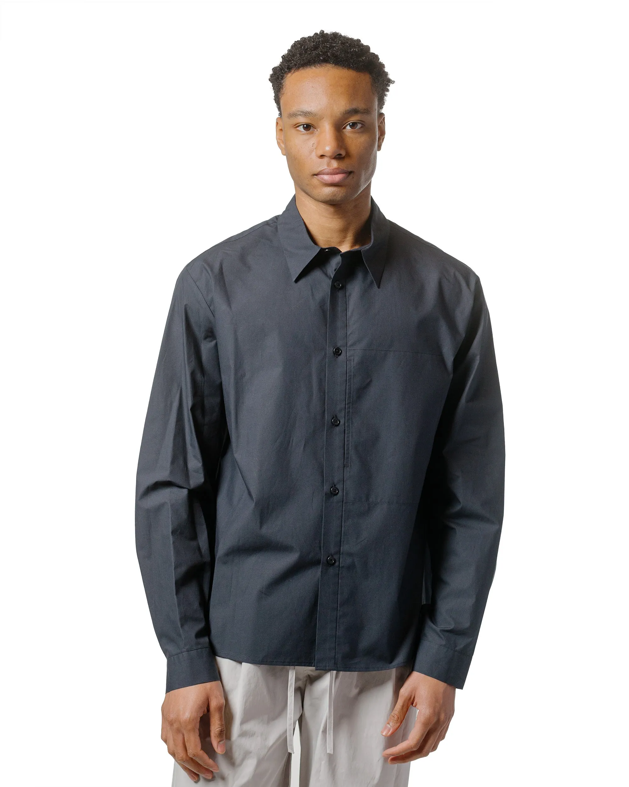 Amomento Basic Pocket Shirts Navy