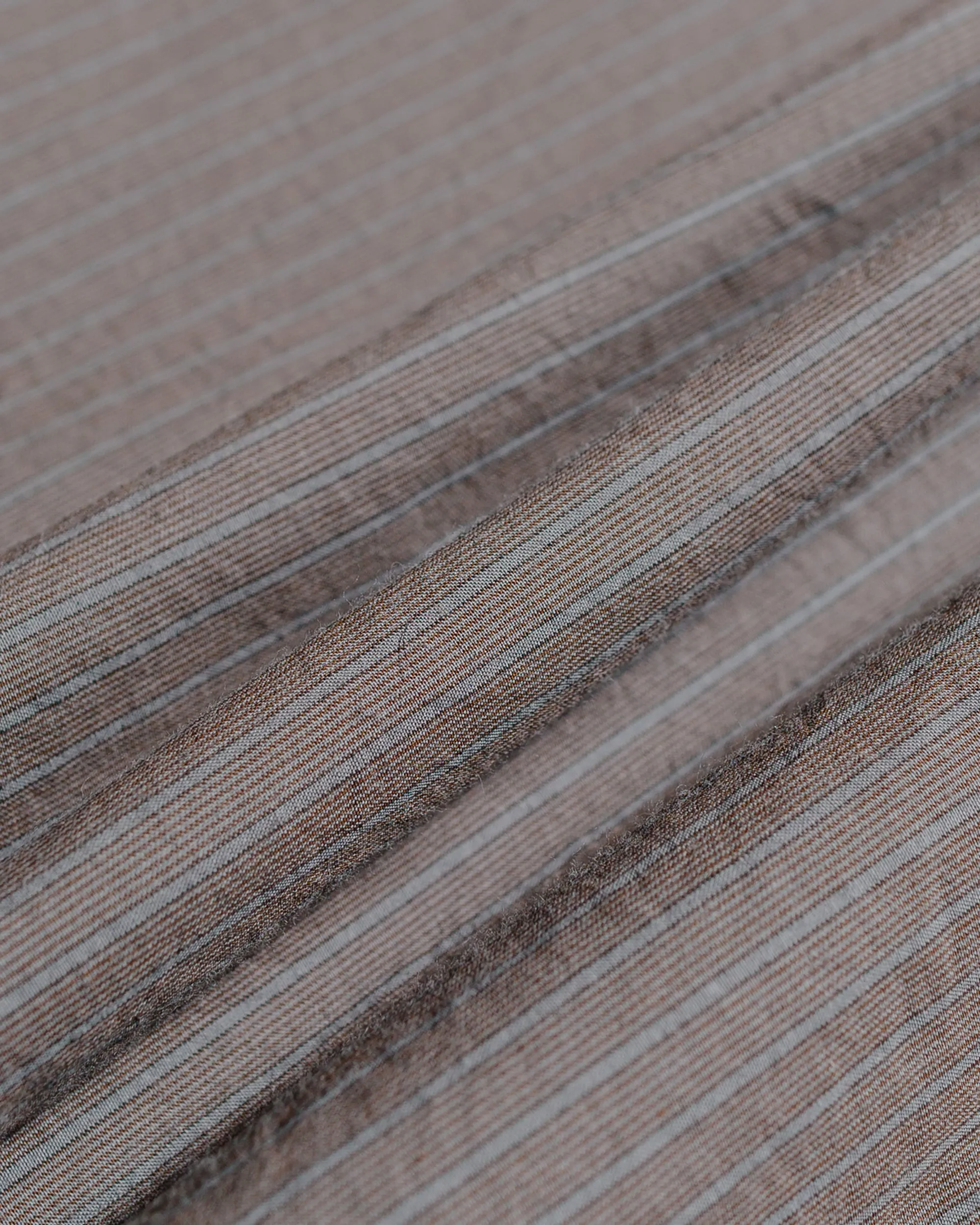 Amomento Stripe Pocket Shirts Grey