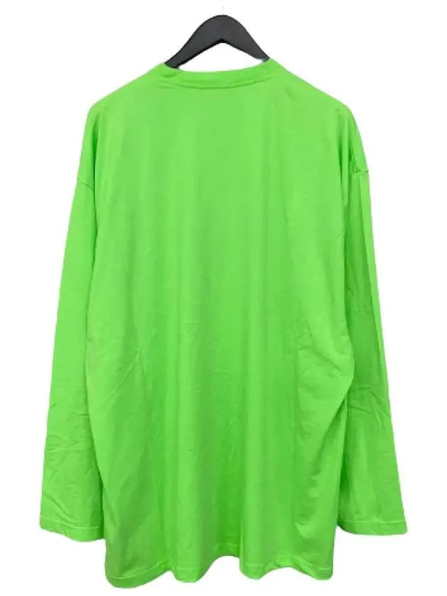 Balenciaga Color Language Long-Sleeved T-Shirt Green