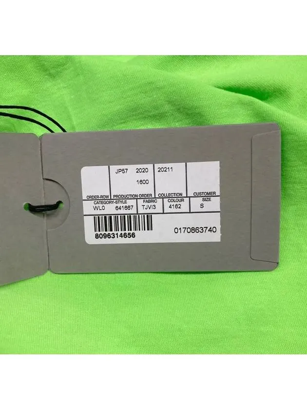 Balenciaga Color Language Long-Sleeved T-Shirt Green