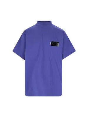Balenciaga Gaffer Political Campaign Short Sleeve T-Shirt Blue