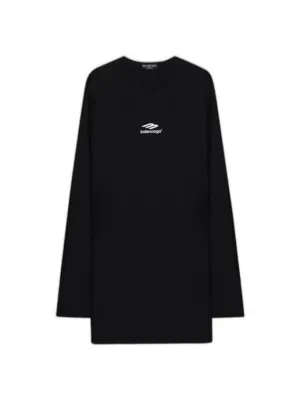 Balenciaga Icon Flat Long Sleeve T-Shirt Black