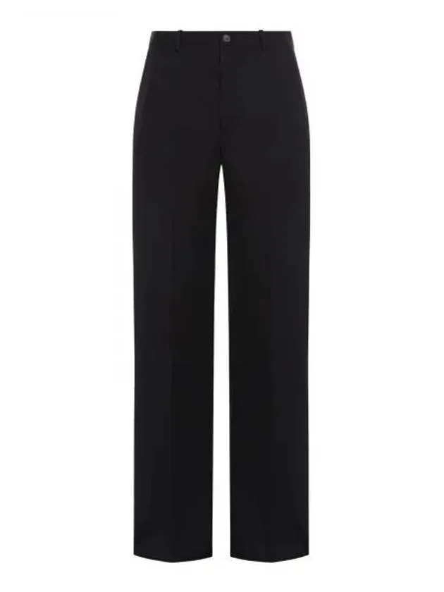 Balenciaga Regular Fit Tailored Wide Pans Black
