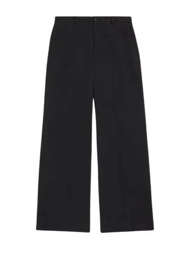 Balenciaga Regular Fit Tailored Wide Pans Black