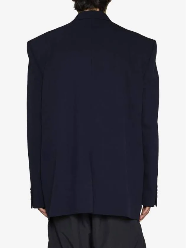 Balenciaga Regular Tailored Jacket Navy
