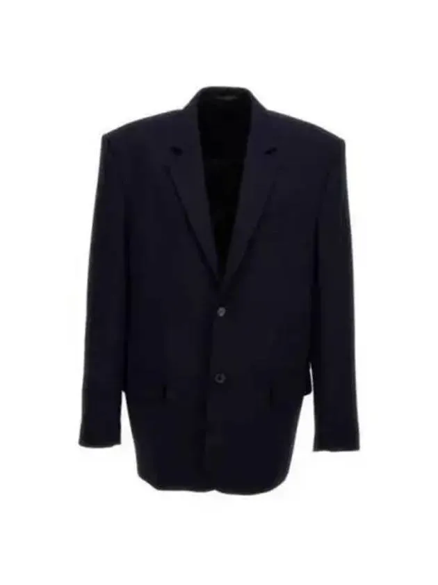 Balenciaga Regular Tailored Jacket Navy