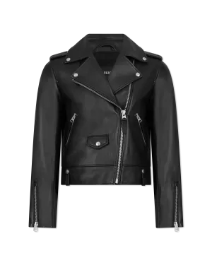Baya-CH Leather Biker Jacket