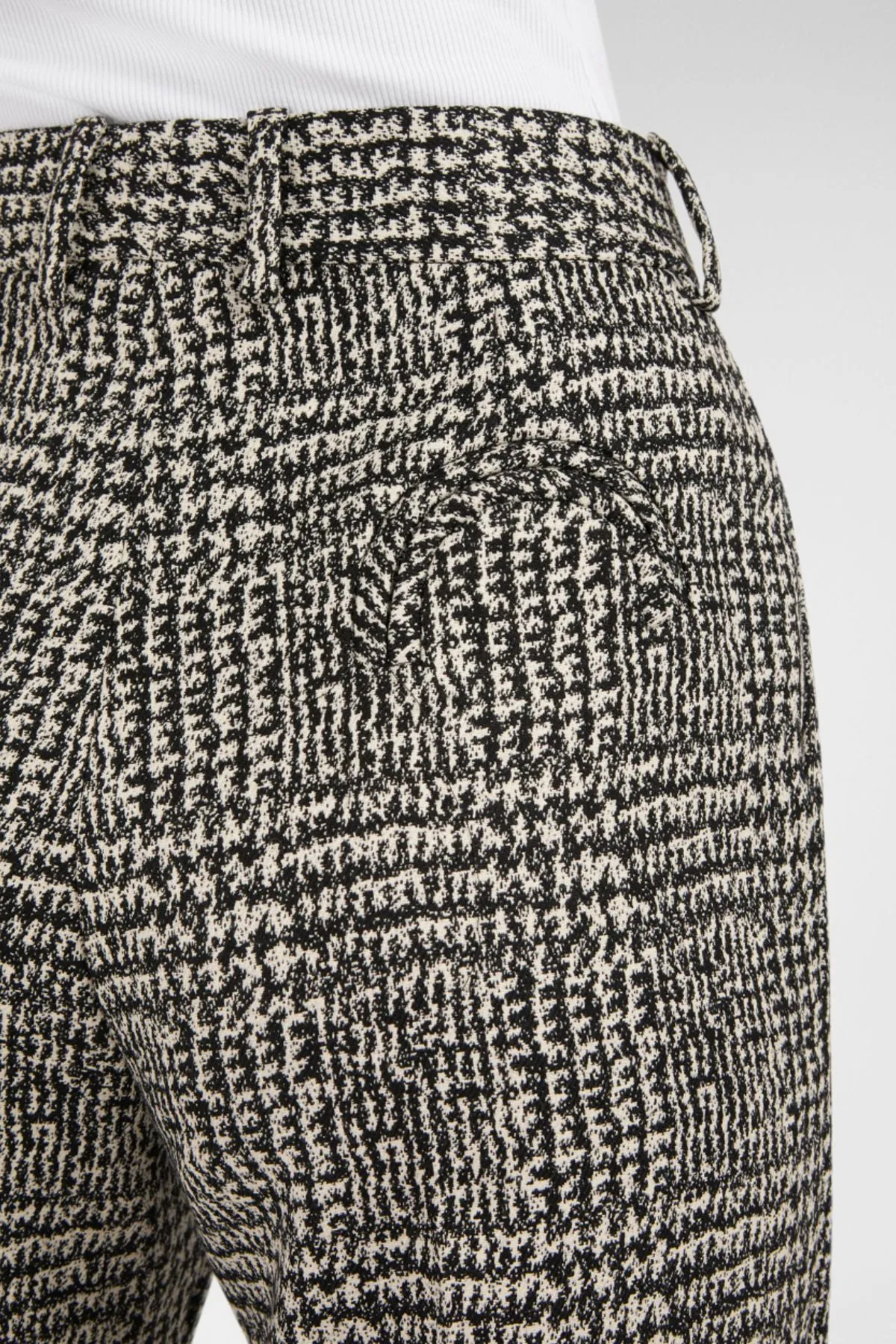 Blaz Milano Lark Fox Pants - Black/ White