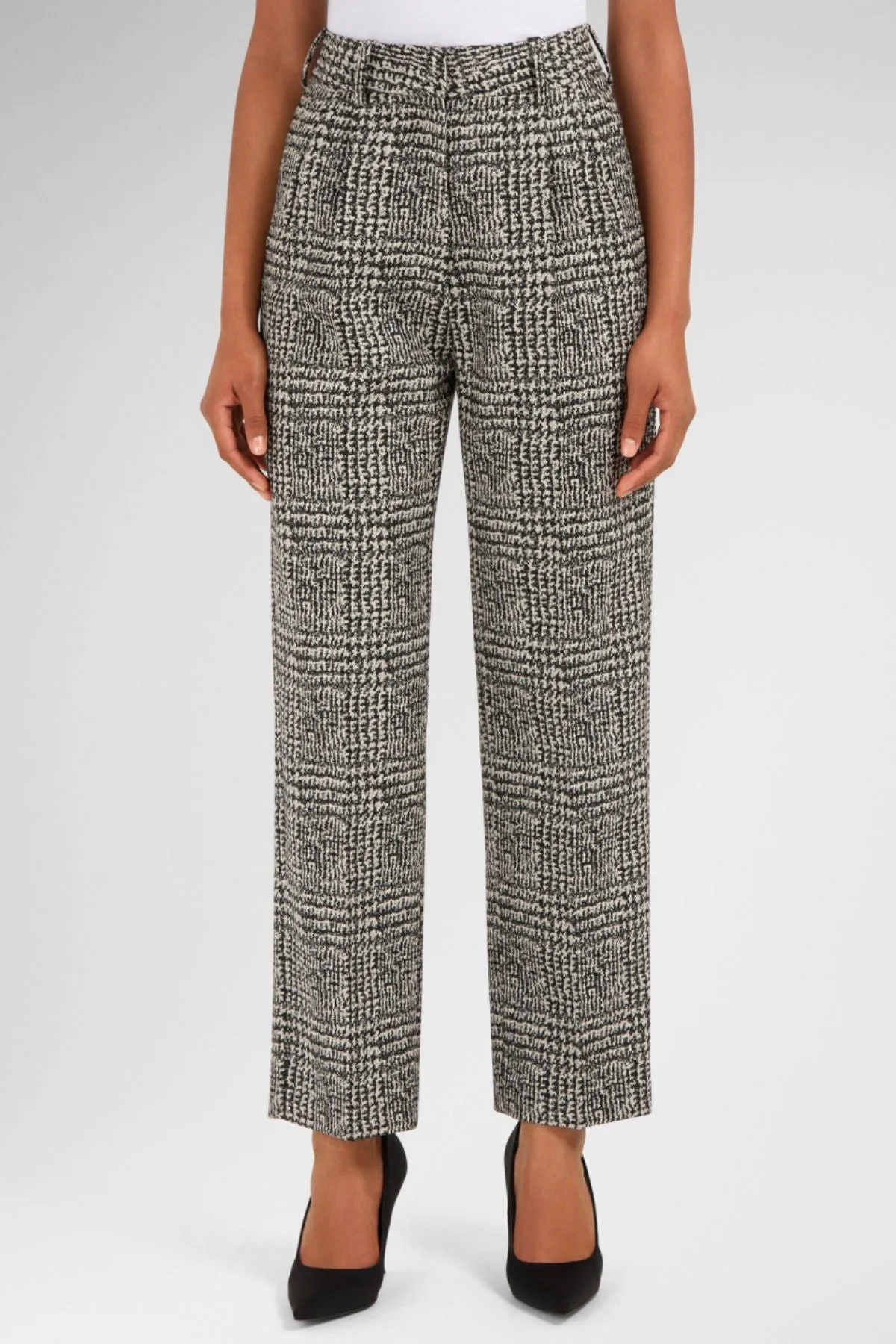 Blaz Milano Lark Fox Pants - Black/ White