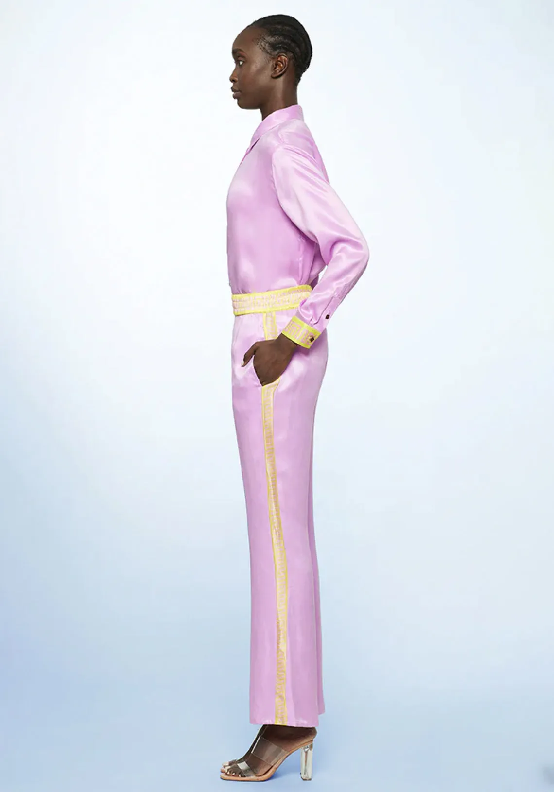 COCONUT AND FINGERLIME CONTRAST PANT
