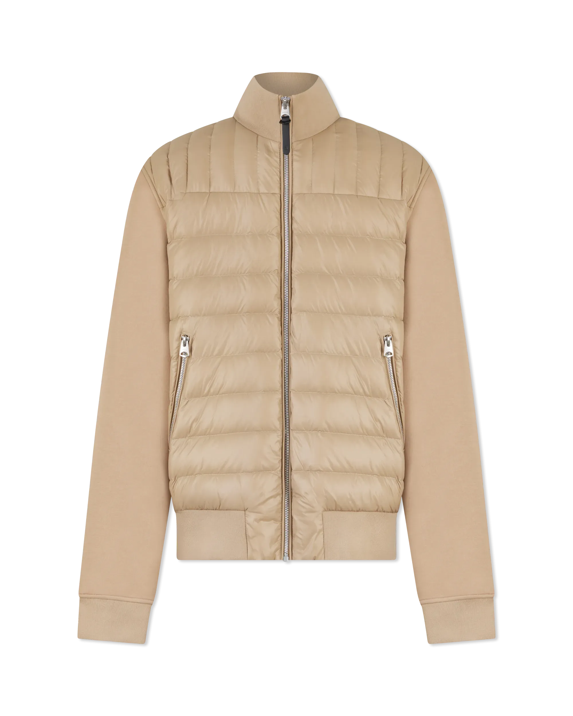 Collin-R Nano Down Mixed Media Bomber Jacket