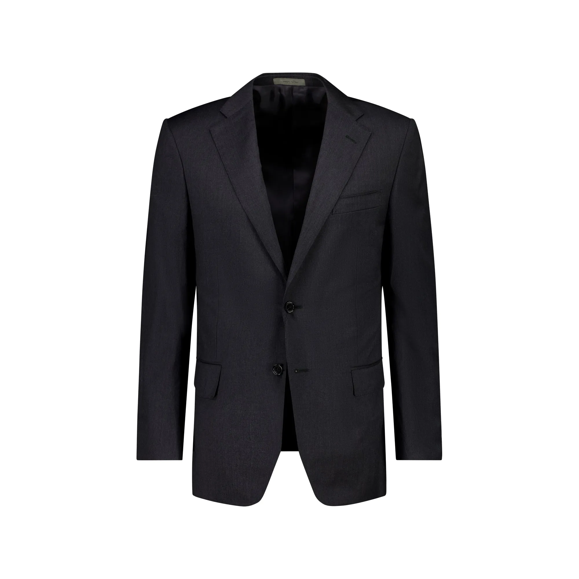 CORNELIANI Plain Leader Wool Suits CHARCOAL