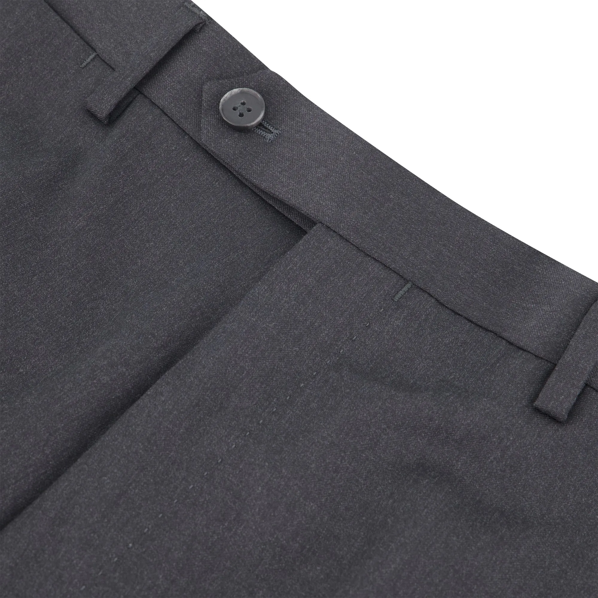CORNELIANI Plain Leader Wool Suits CHARCOAL