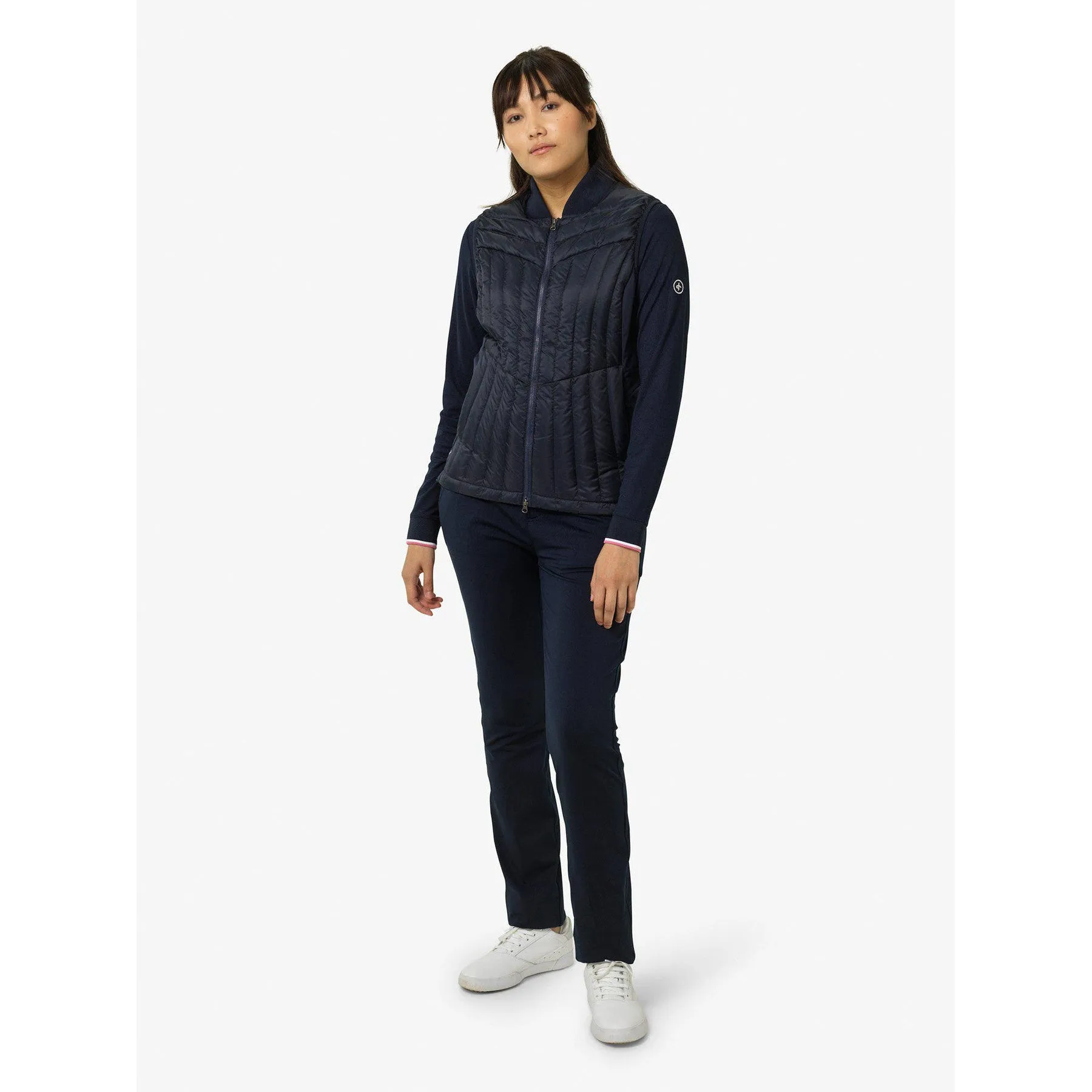 Cross Women's Hybrid Golf Vest - Navy
