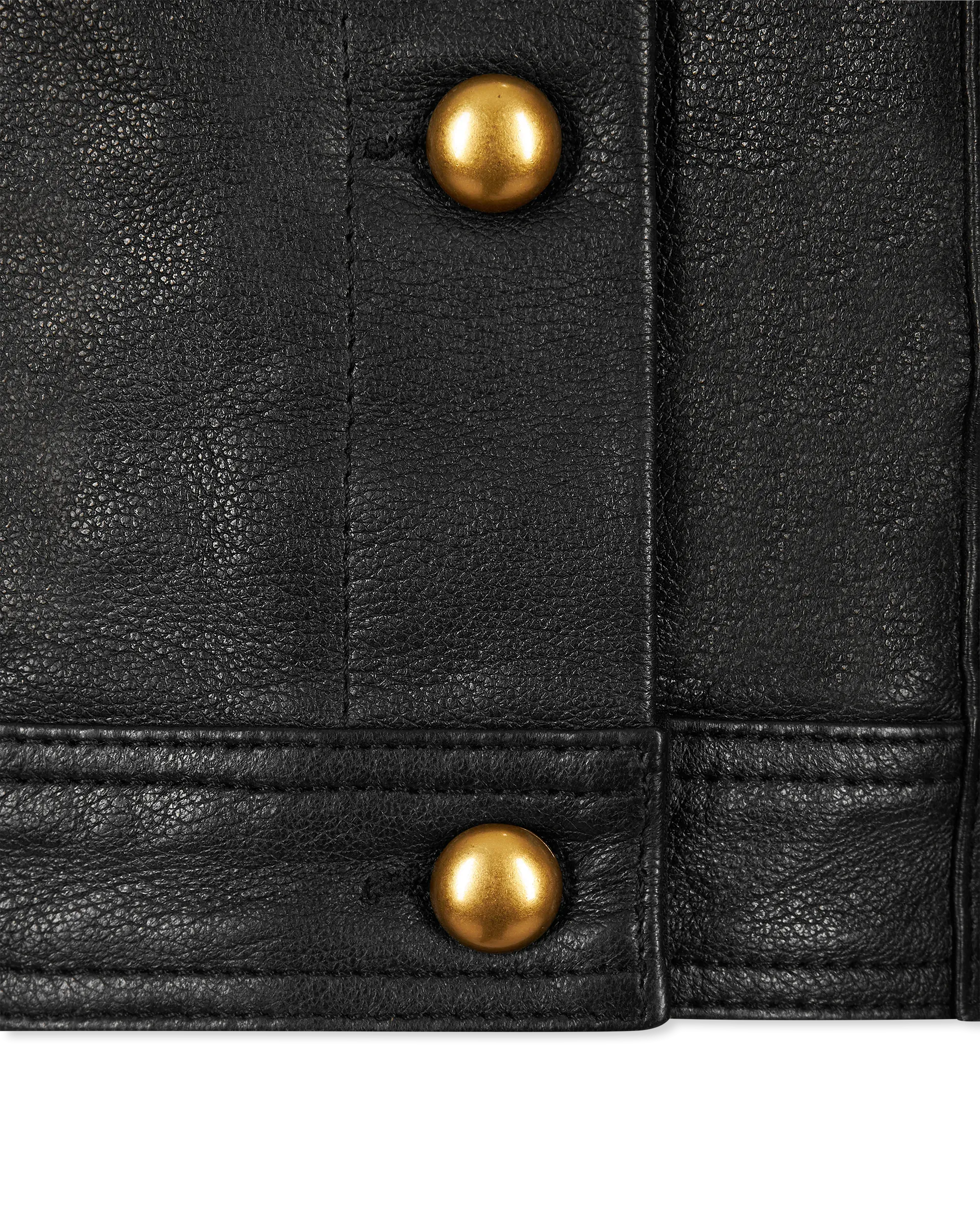 DL1961 Vika Cropped Leather Jacket