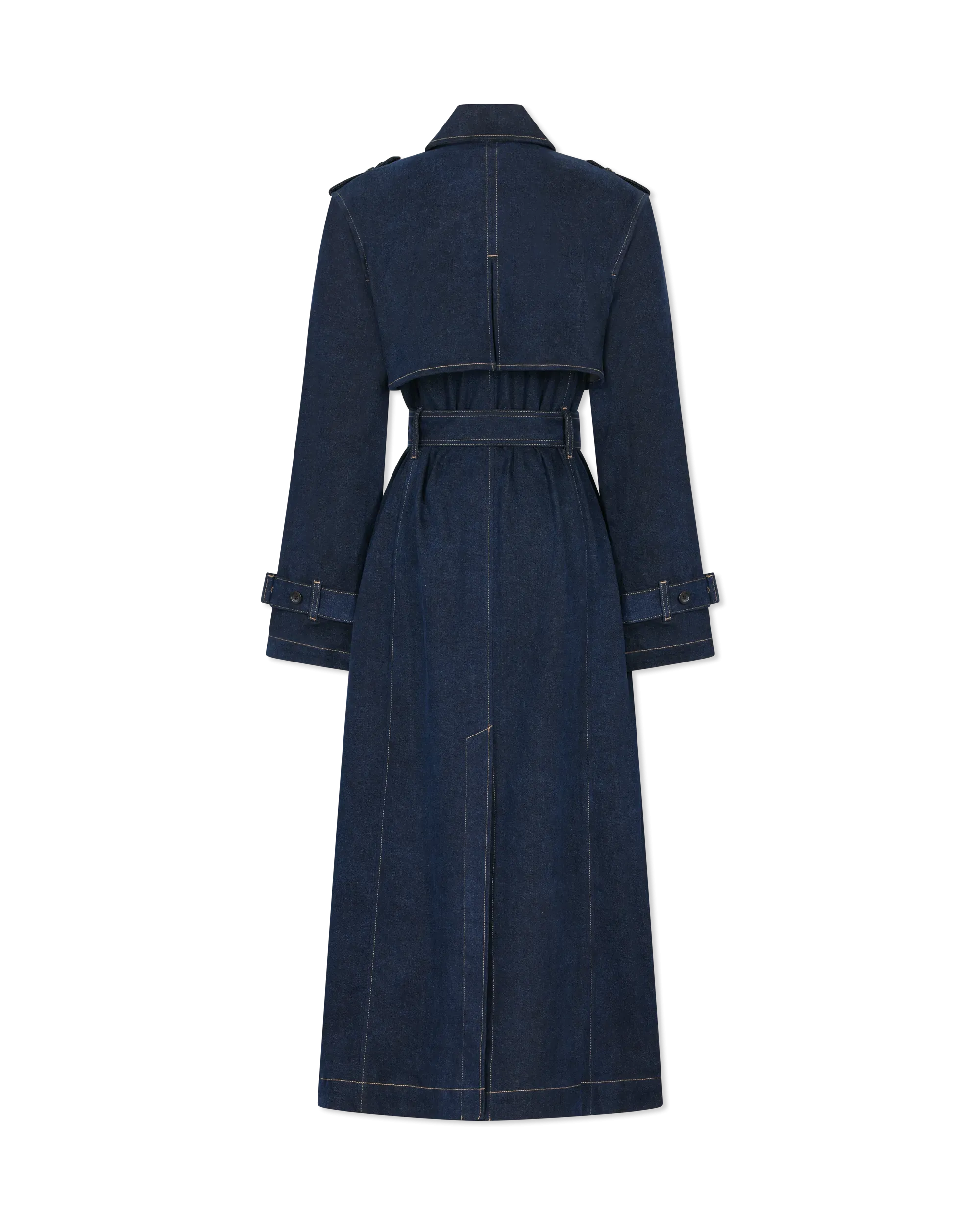 DL1961 Washed Denim Trench Coat
