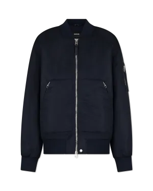 EMILIO Satin Bomber Jacket