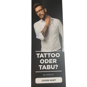 Eterna 8817-00-Slim Fit- Blackout Tattoo White