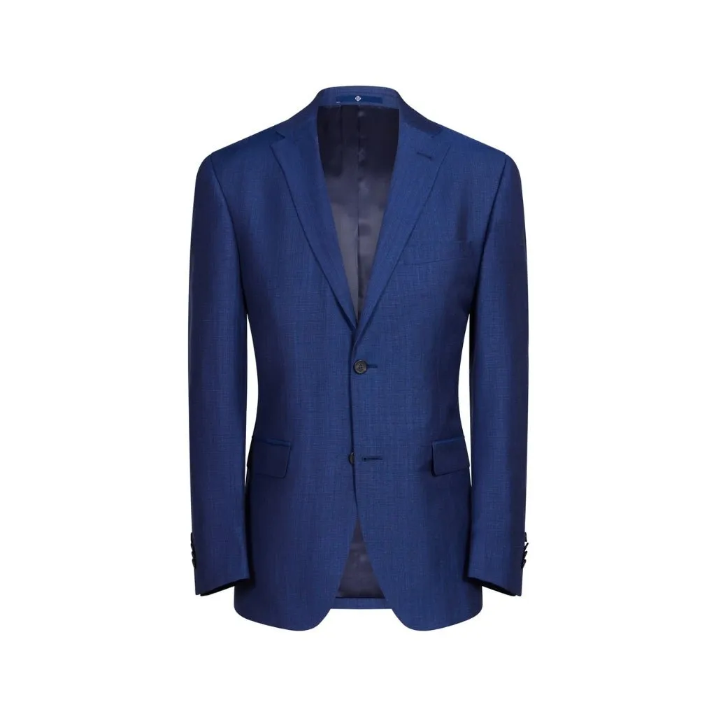 HENRY Single Breasted Notch Wool Business Suit BLUE REG