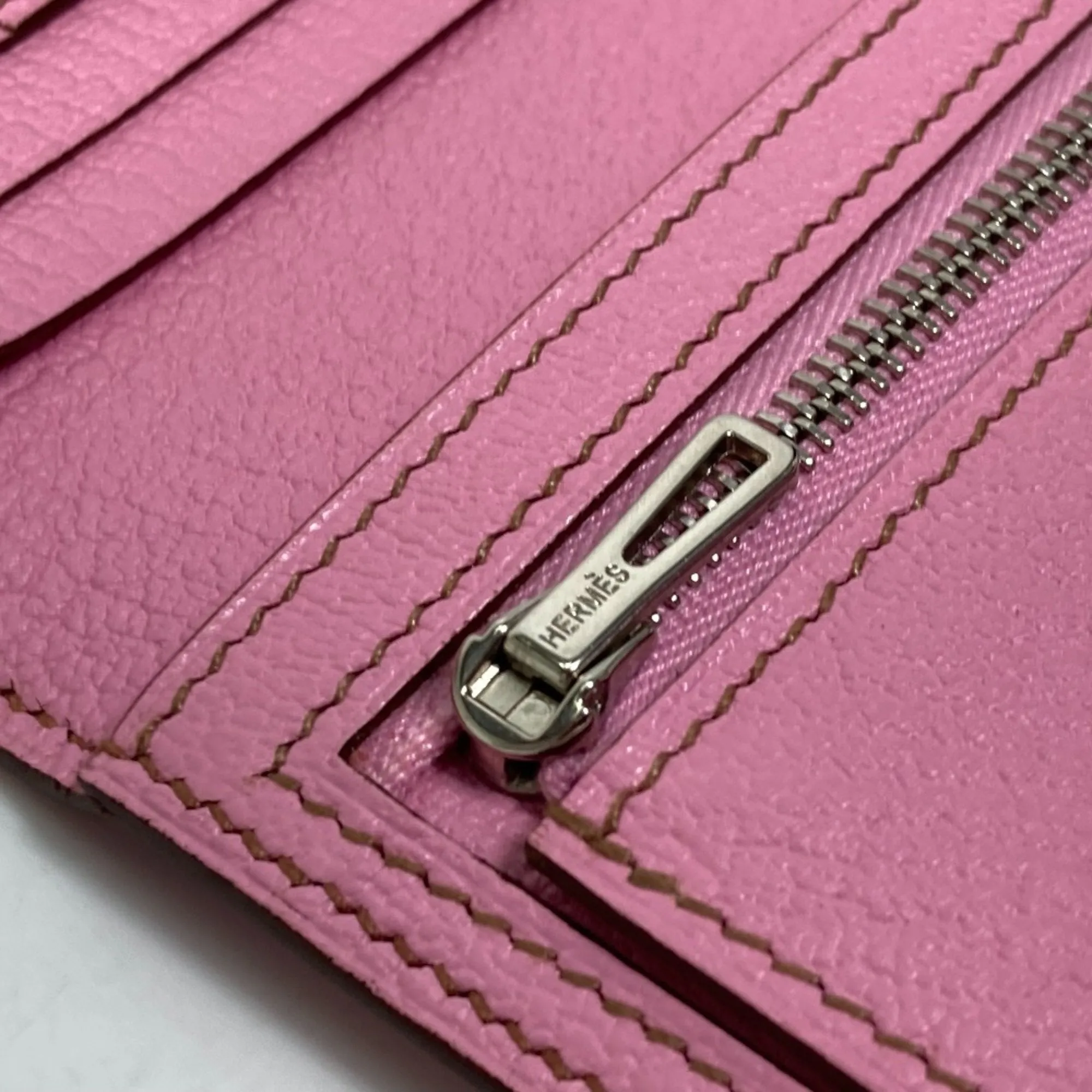Herms Barn Pink Leather Accessories