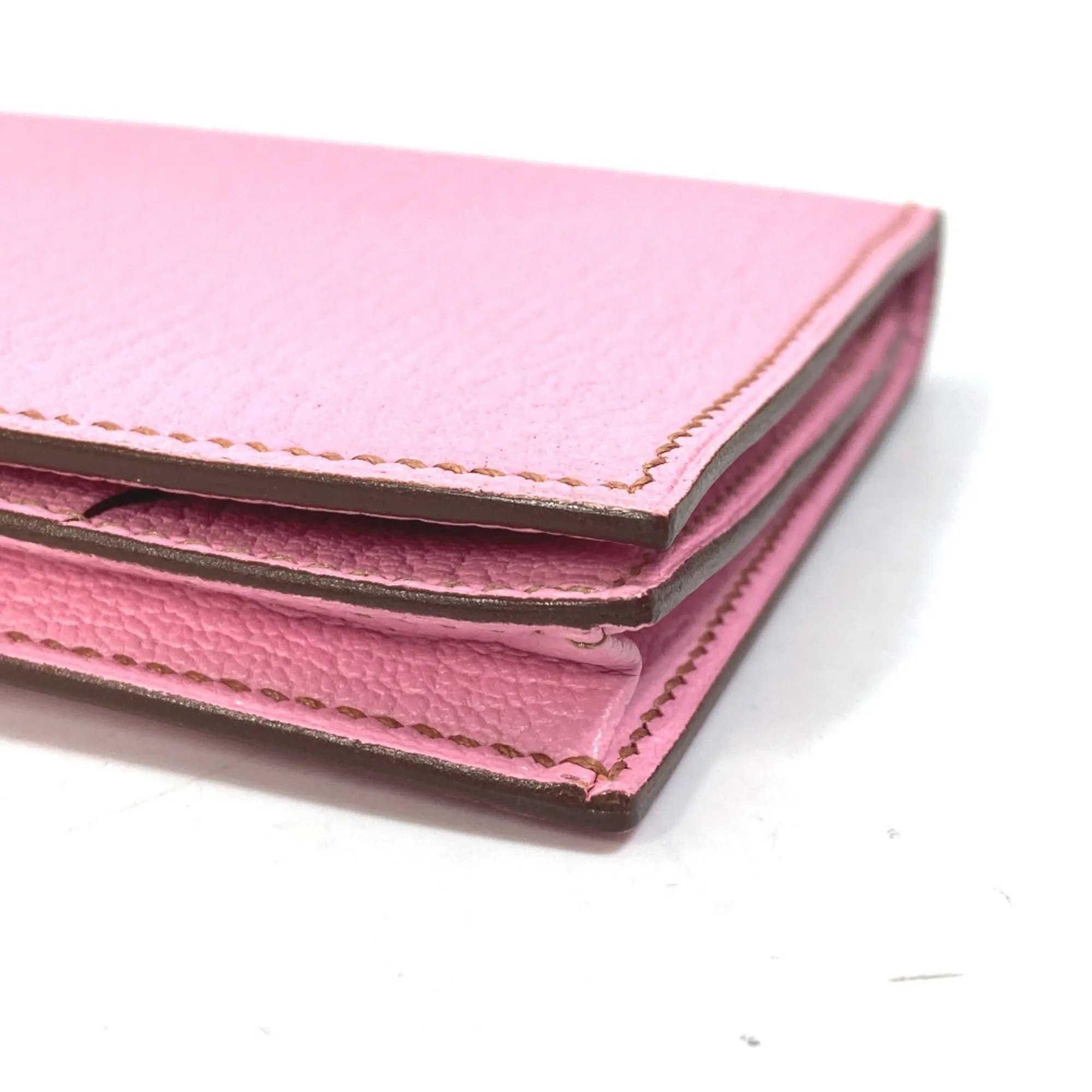 Herms Barn Pink Leather Accessories