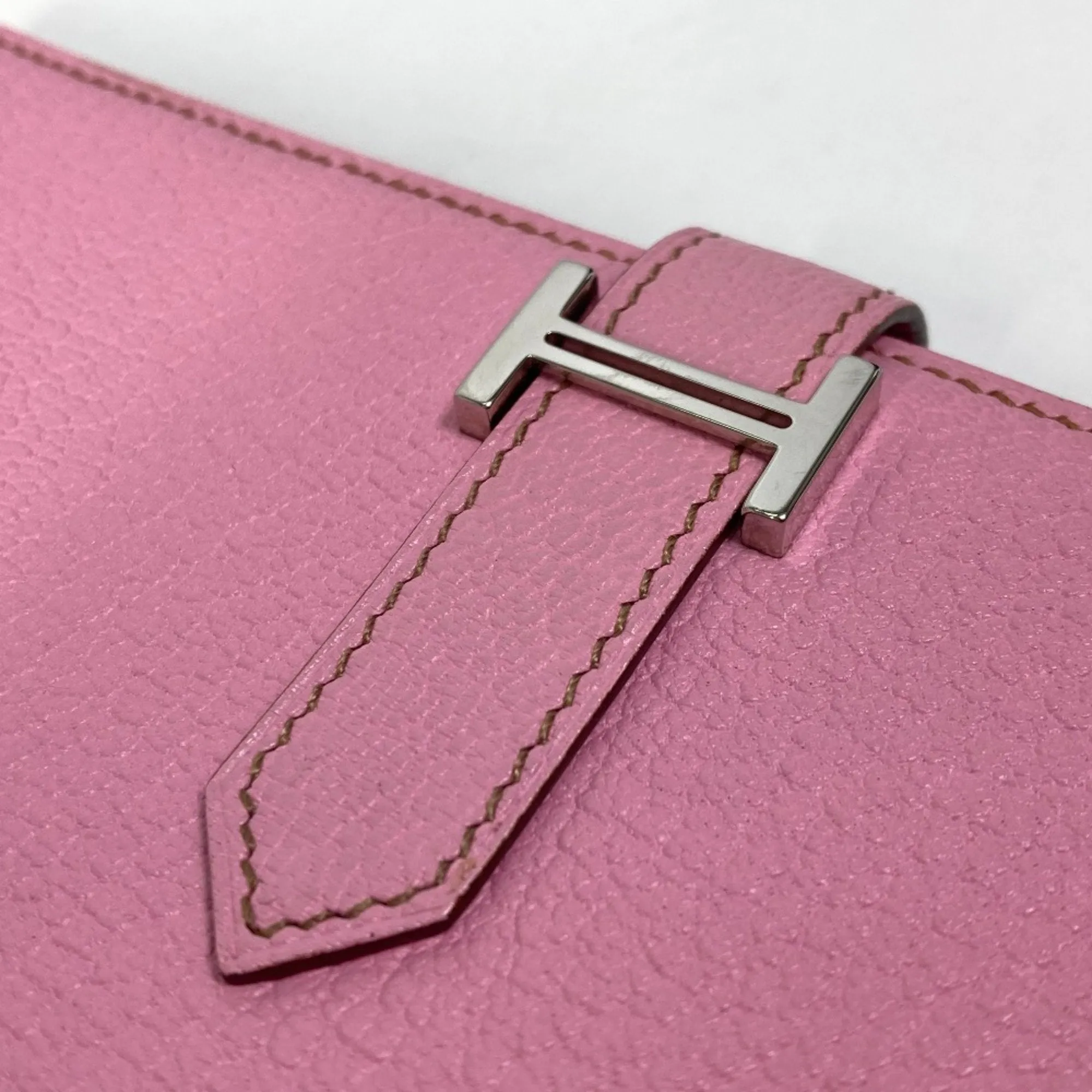 Herms Barn Pink Leather Accessories