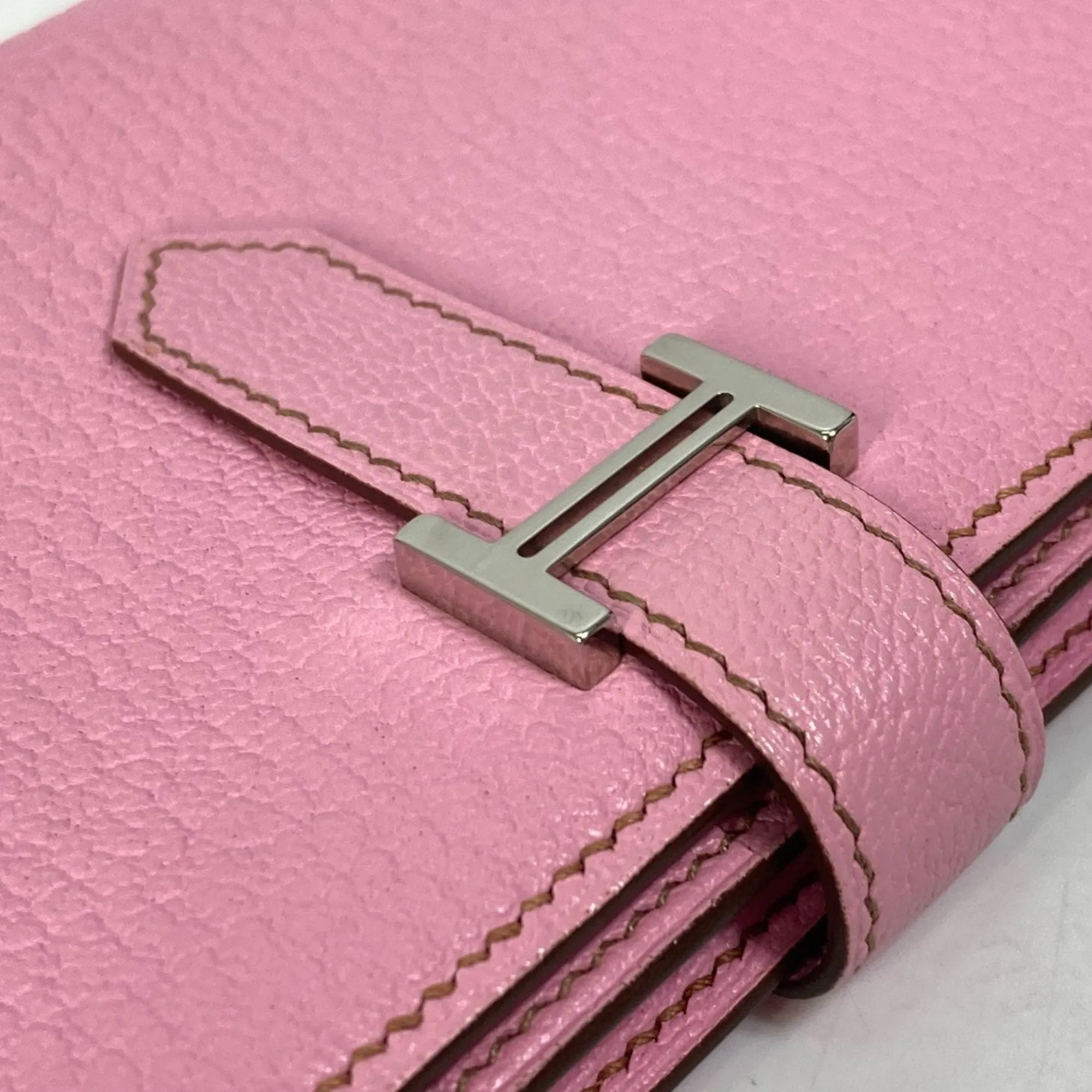 Herms Barn Pink Leather Accessories