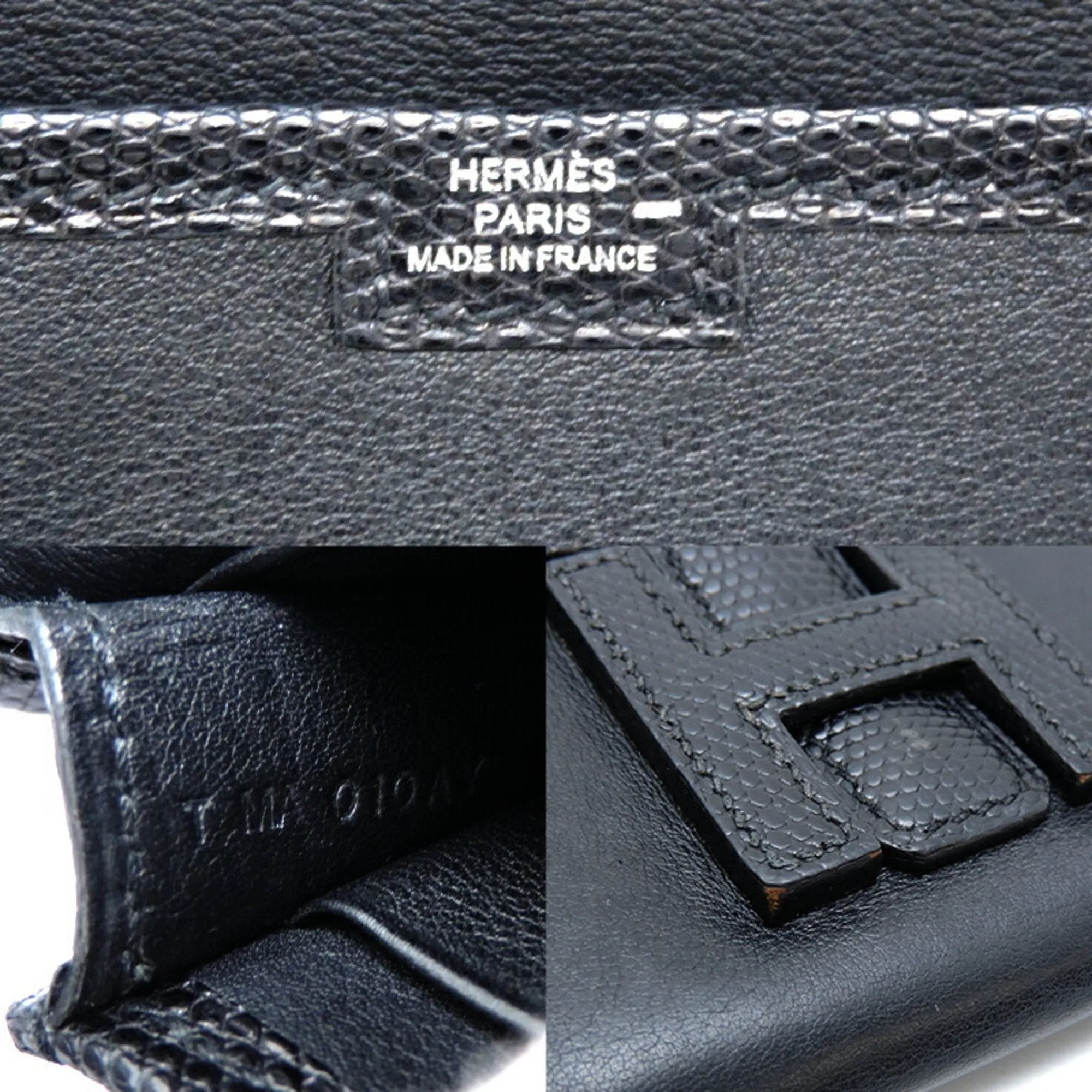Herms -- Black Leather Accessories