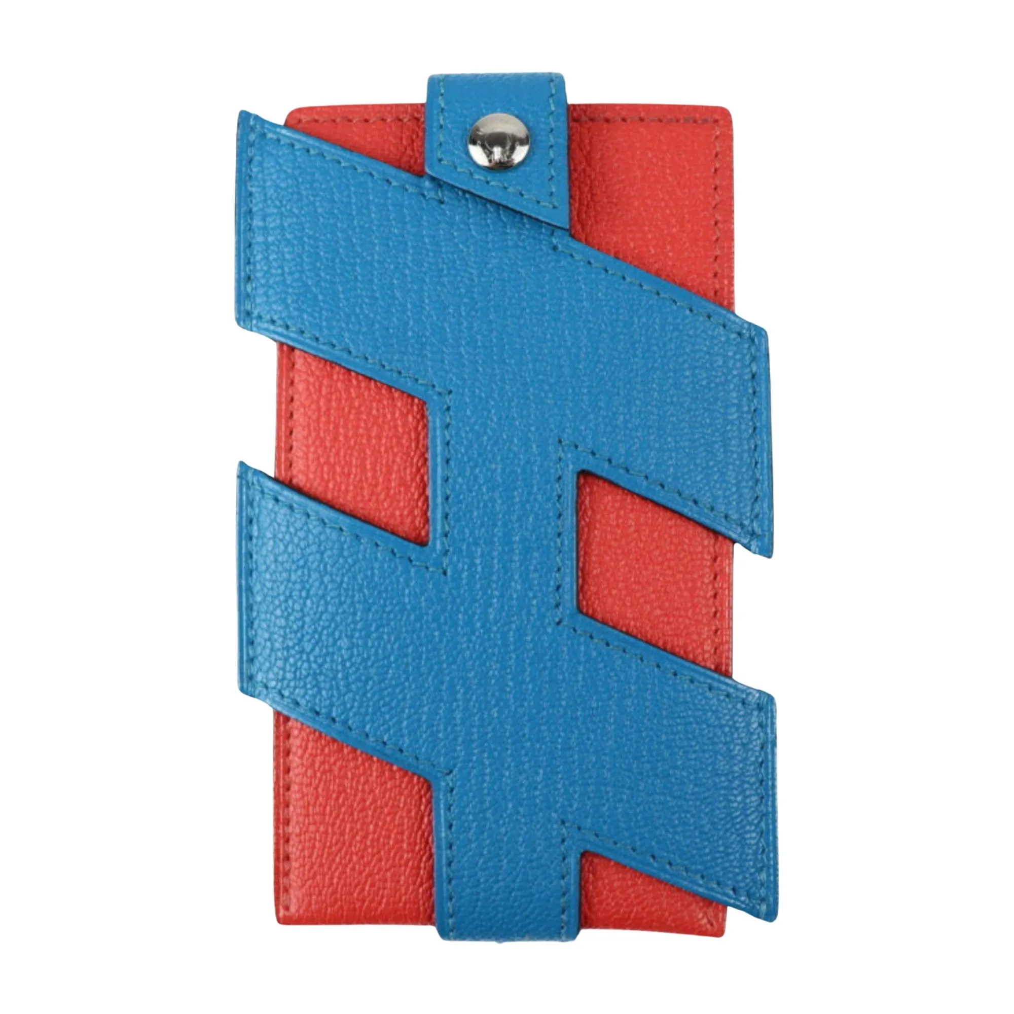 Herms -- Blue Leather Accessories