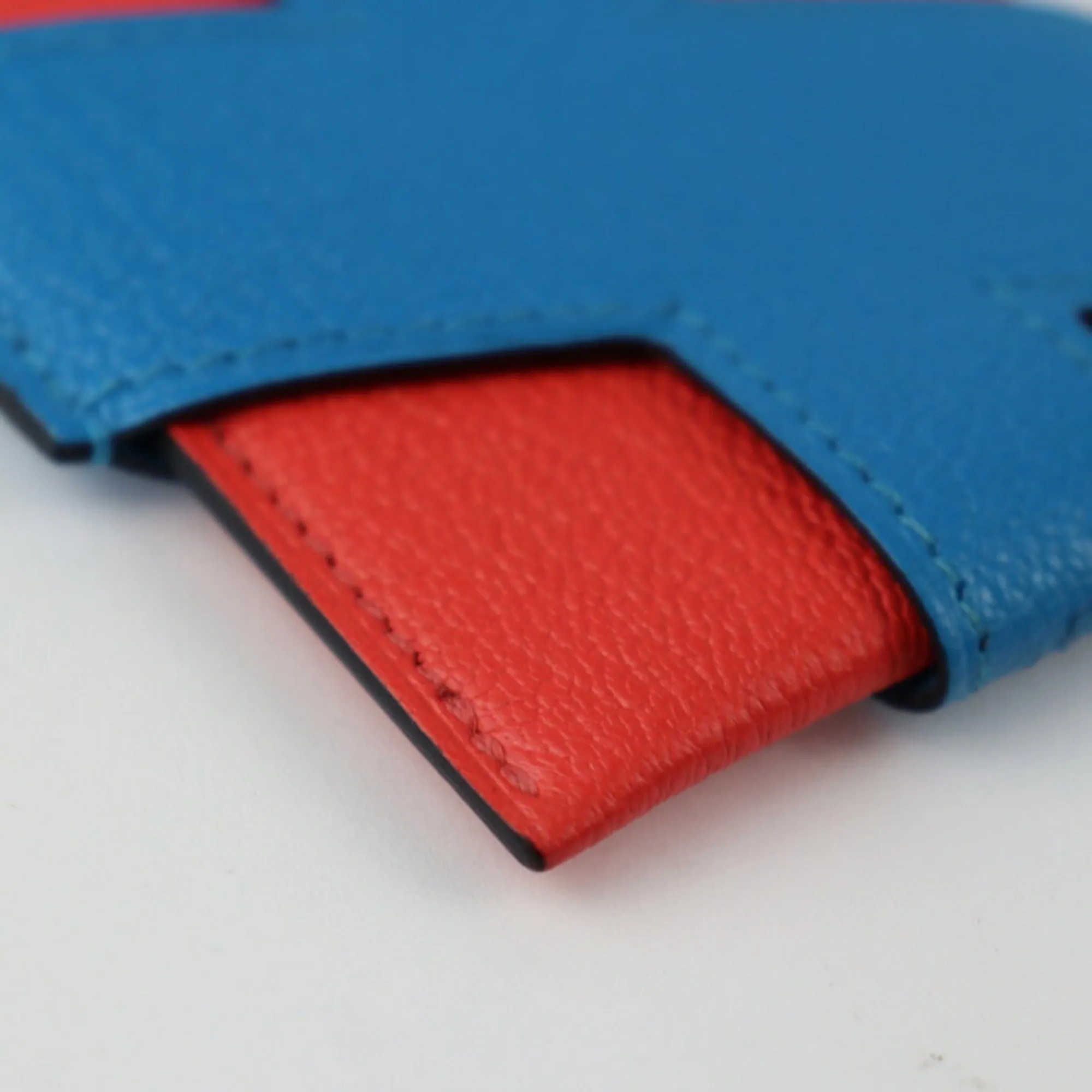 Herms -- Blue Leather Accessories