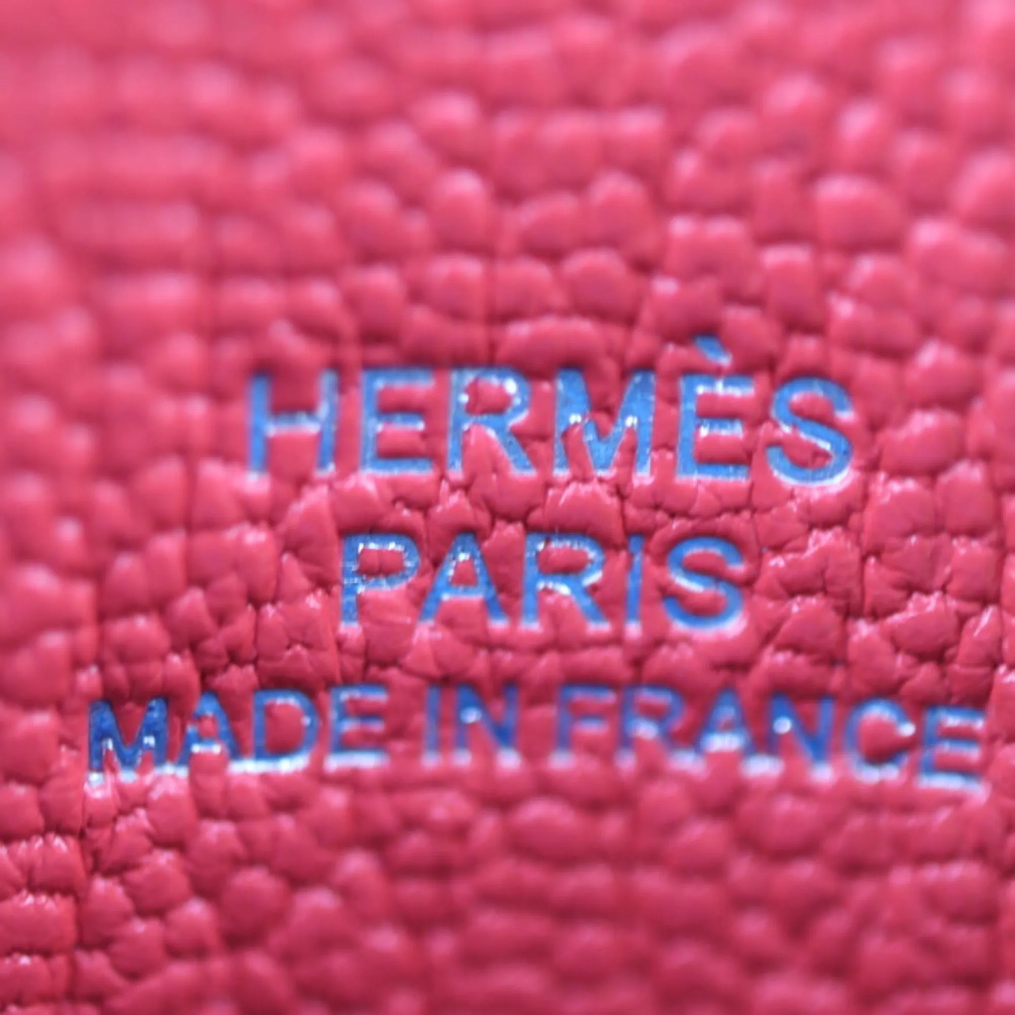 Herms -- Blue Leather Accessories