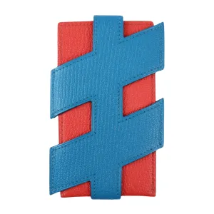 Herms -- Blue Leather Accessories
