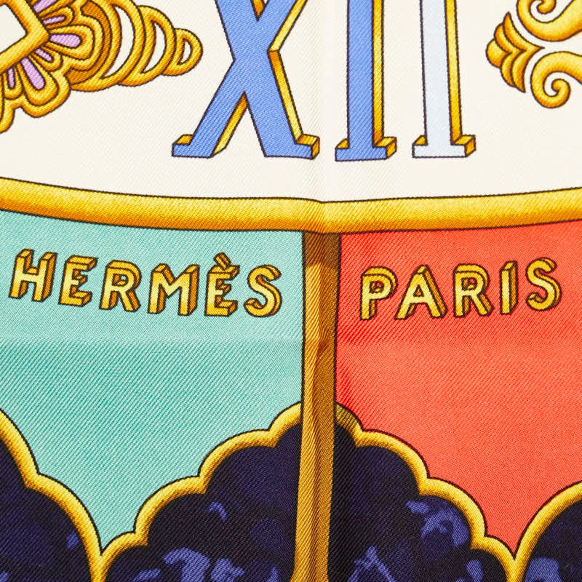 Herms Carr Multicolour Silk Accessories