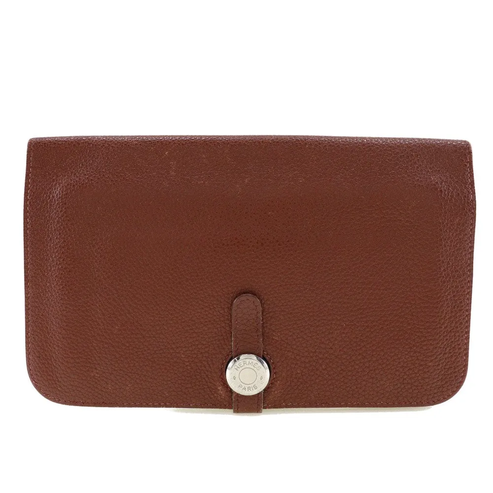 Herms Dogon Burgundy Leather Accessories