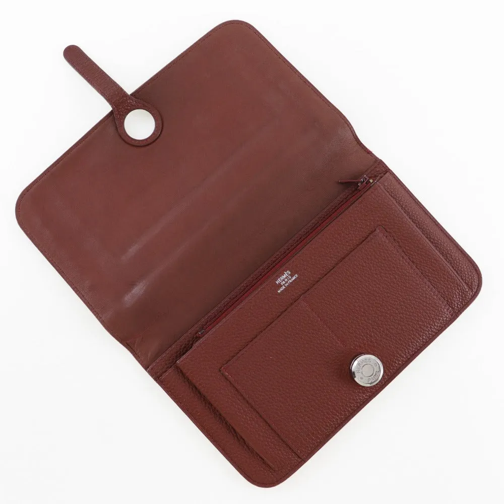 Herms Dogon Burgundy Leather Accessories