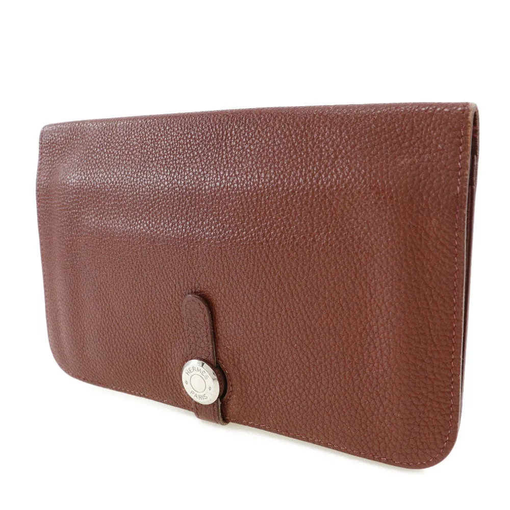 Herms Dogon Burgundy Leather Accessories