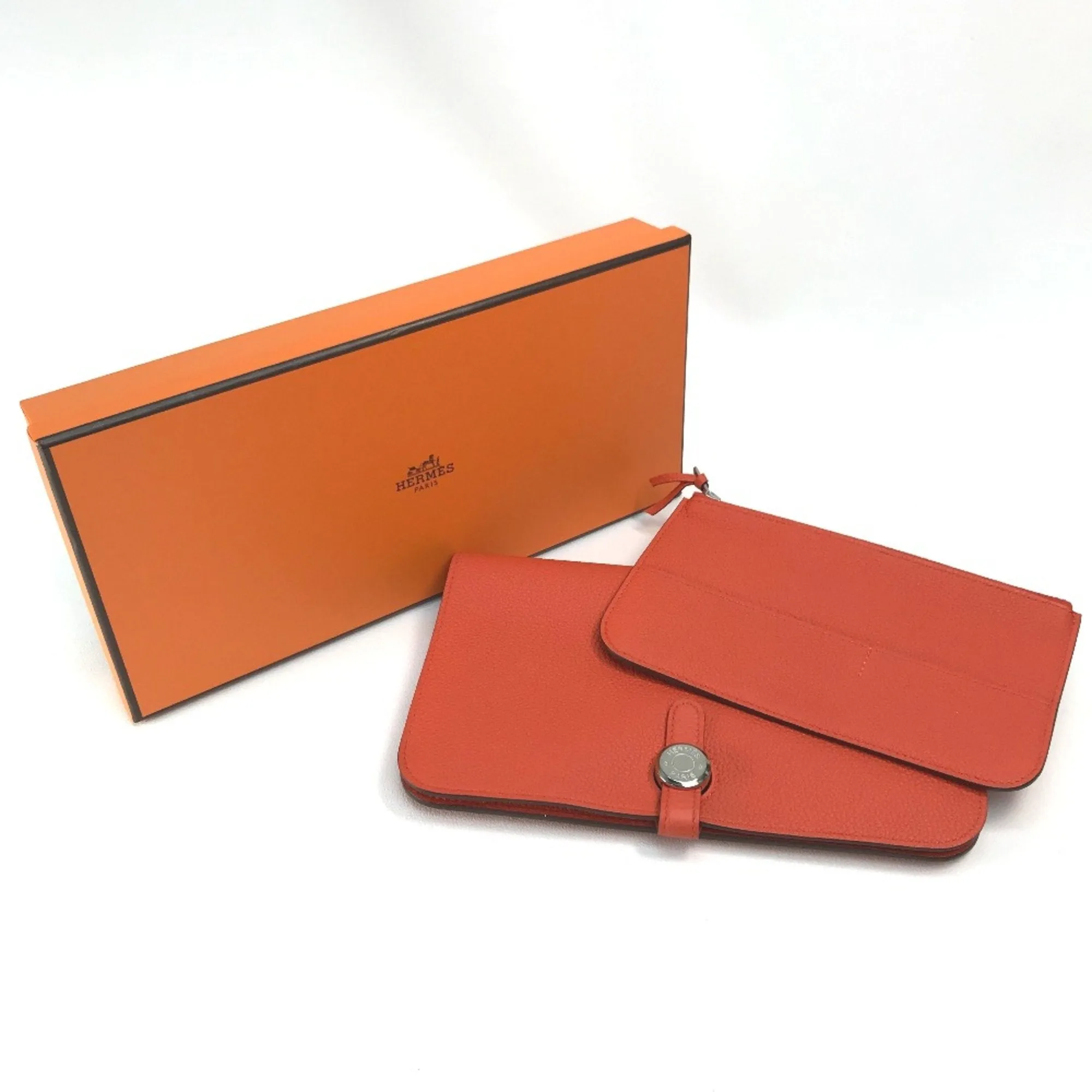 Herms Dogon Orange Leather Accessories