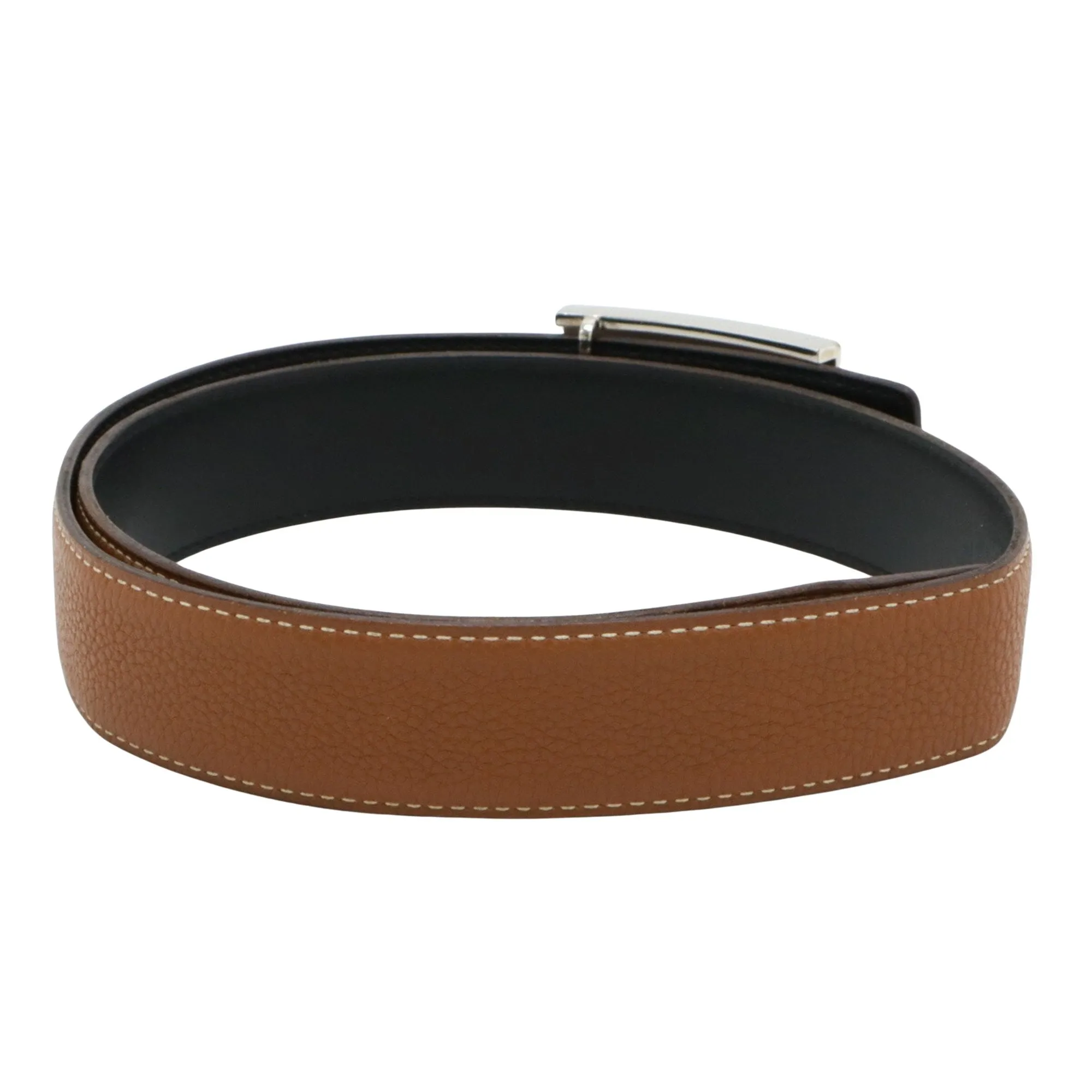 Herms H Brown Leather Accessories