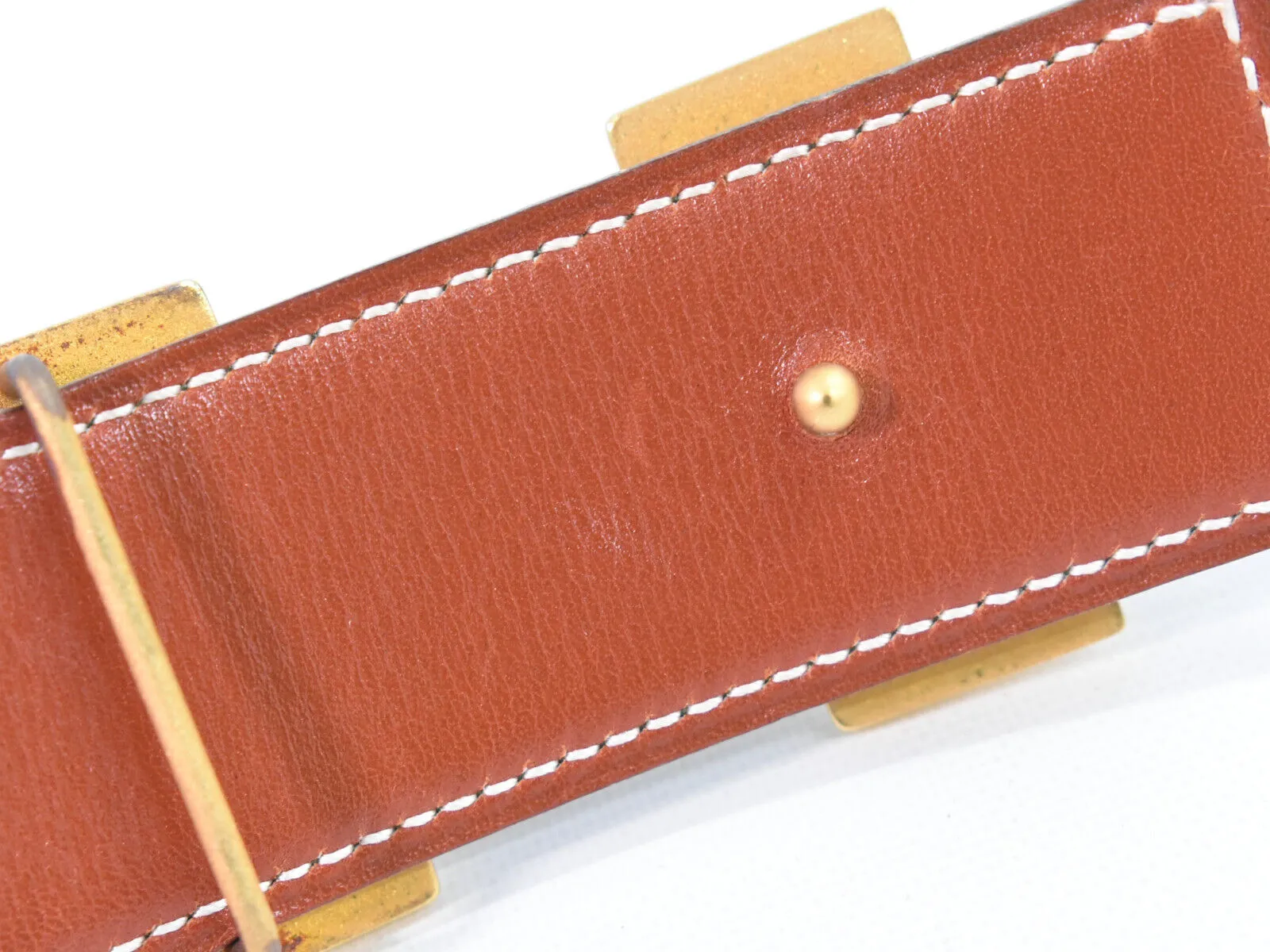 Herms H Green Leather Accessories